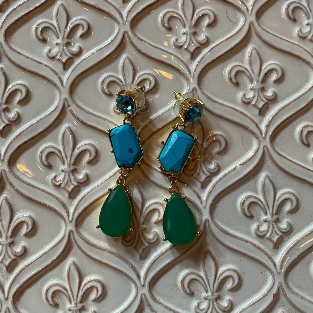 Jeweled earrings 1